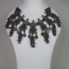 Gypsy Jewellery/ Black Polish Flower Motif Necklace Set