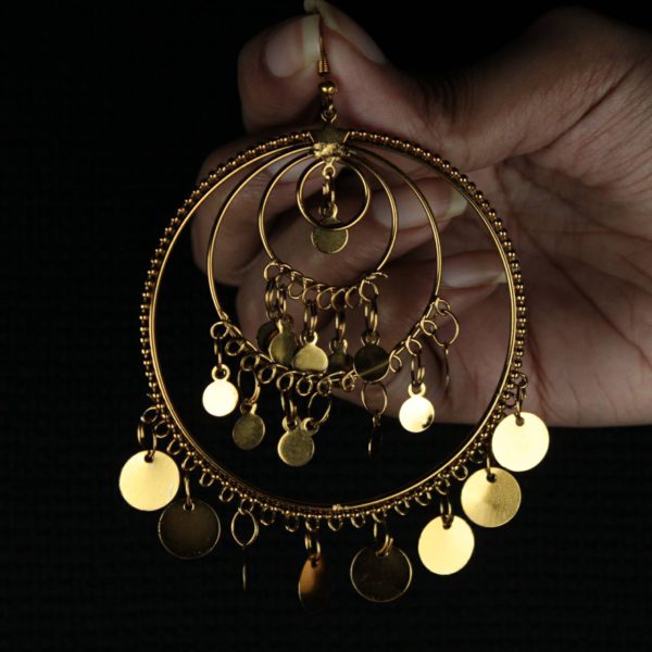 Gypsy Jewellery/ Golden Kashmiri Loops