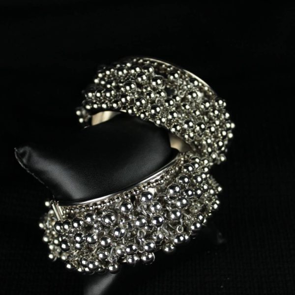 Silver Ghungroo Bracelet/ Bangle- Set of 1