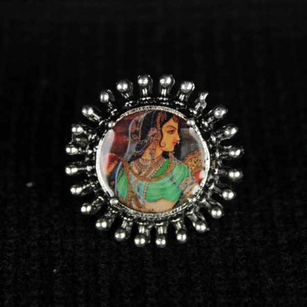 Gypsy Jewellery/ Maharani Printed Ring