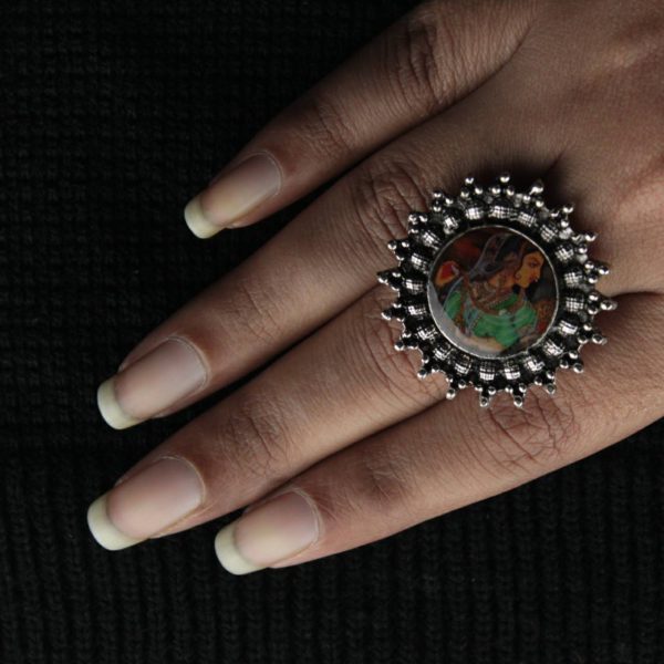 Digital Printed Maharani Ring